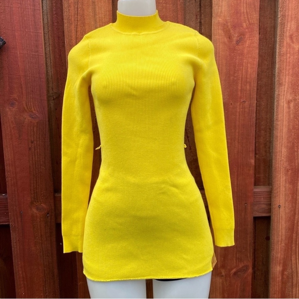 Karen Millen Yellow Turtleneck Sweater
